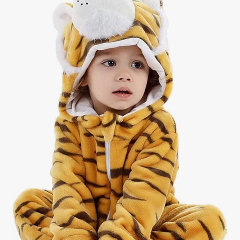 Tiger Striped Kids Costume